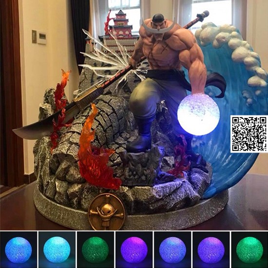 835 B Hiệu ứng quả cầu năng lượng cho mô hình Râu trắng Edward Newgate trong Animie One Piece Màu led ngân hà (Đọc kỹ mô tả)