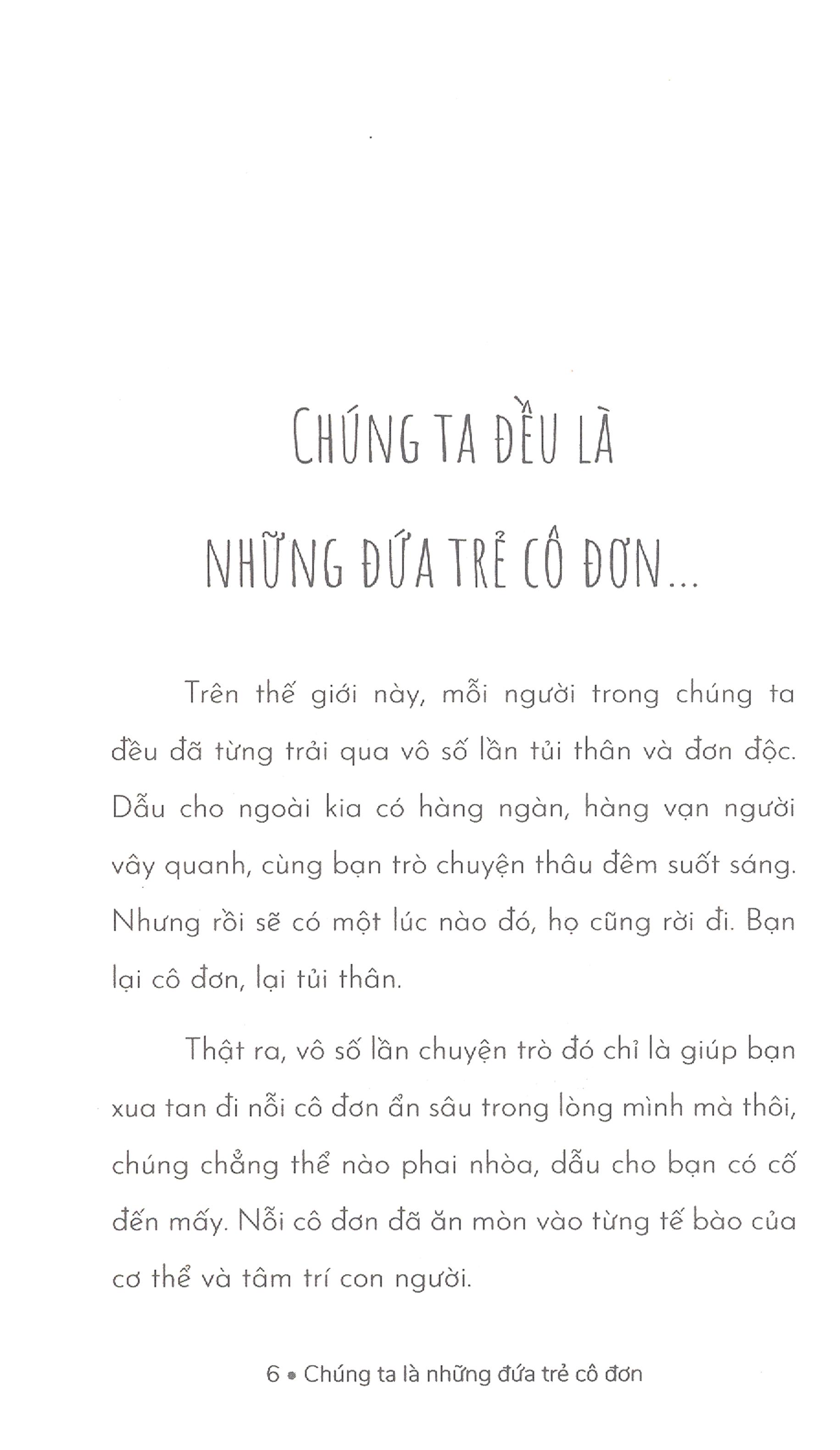 Chúng Ta Là Những Đứa Trẻ Cô Đơn