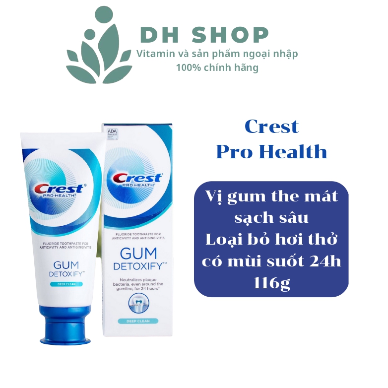 NK Mỹ Kem đánh răng Crest Gum detoxify Deep Clean - TD Shop