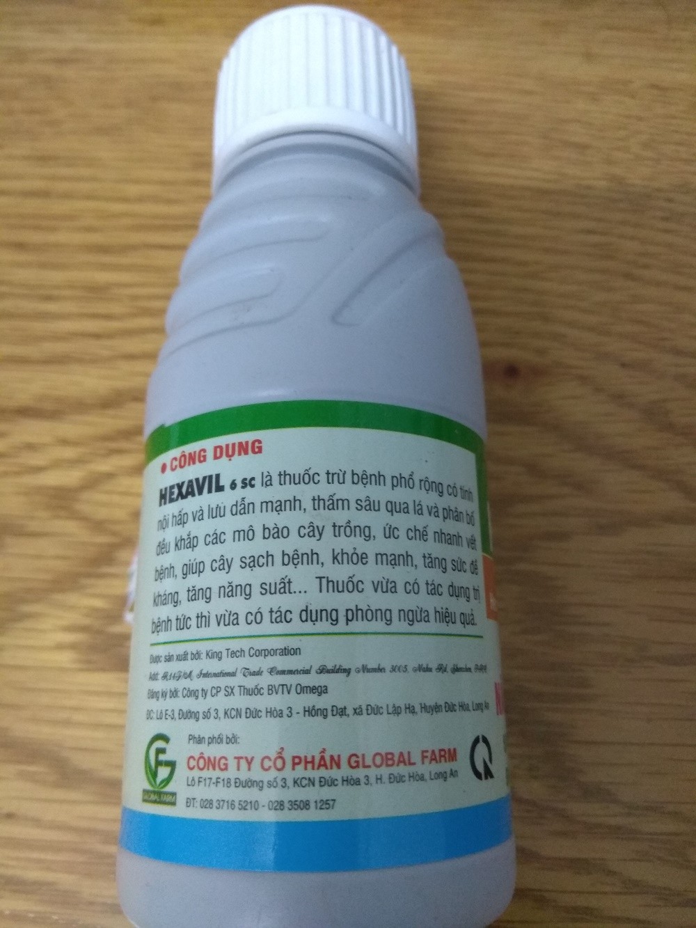 HEXAVIL 6SC- TRỪ NẤM PHỔ RỘNG lọ 100ml