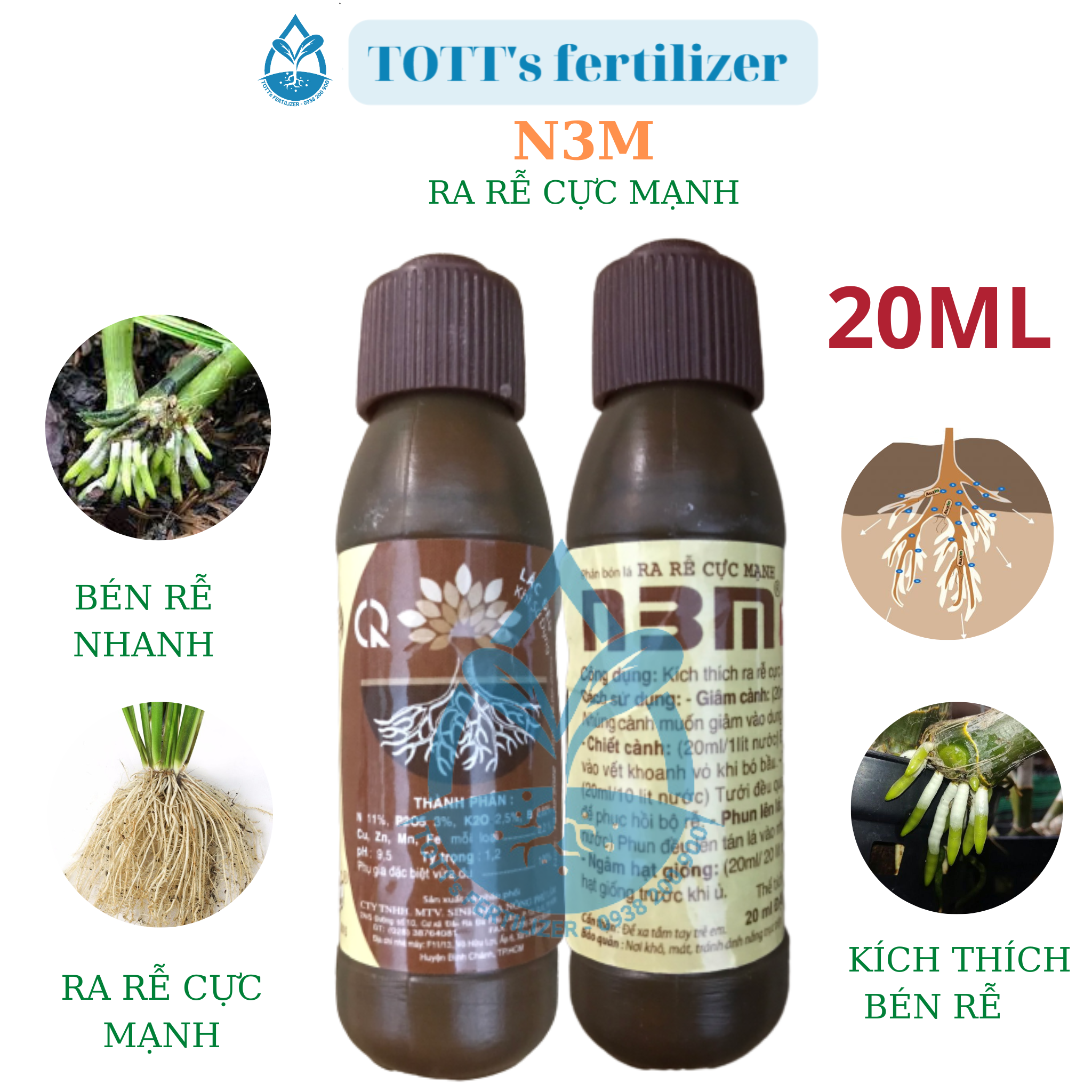 Phân bón lá - kích thích ra rễ n3m