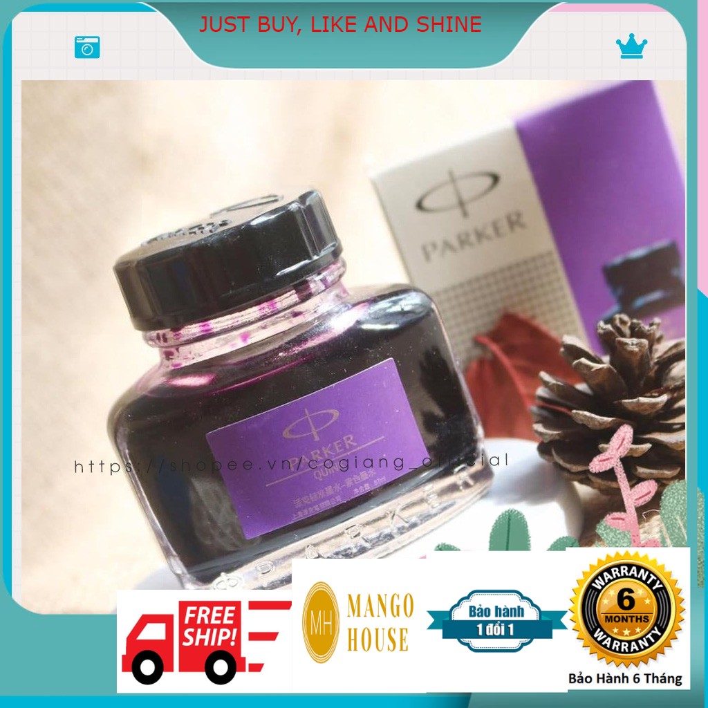 Mực parker 57ml mực viết máy cao cấp mực màu tím