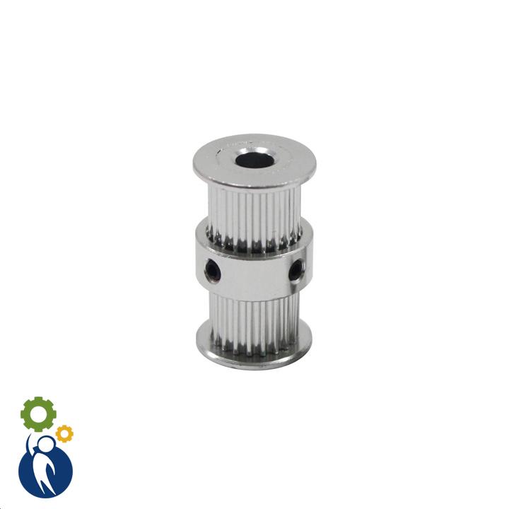 Buly, Puly, Pulley Đôi Trục 5mm - 20 Răng