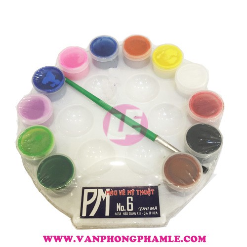 Bộ màu nước phi mã 12 màu no.6