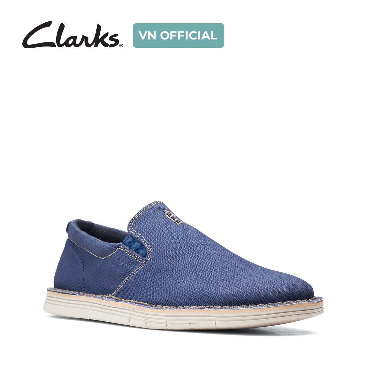 Giày Lười Vải Nam Clarks - Forge Free