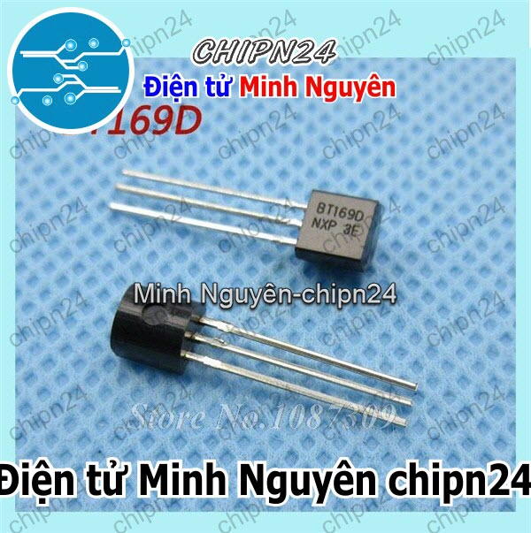 [10 con] (KT1) SCR BT169 TO-92 0.8A 400V (BT169D) - HH002224