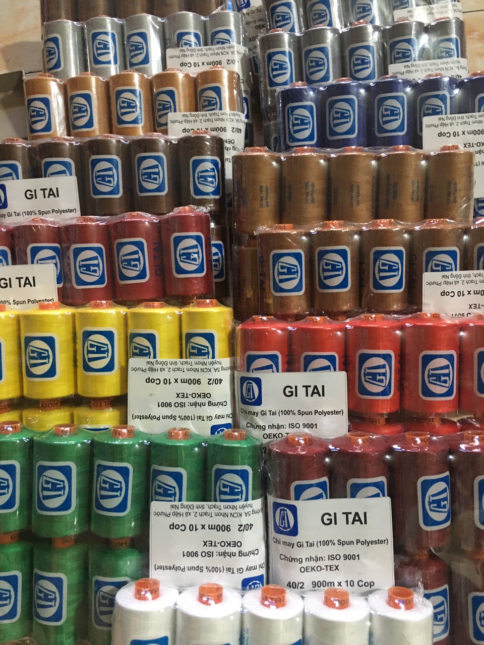 Chỉ may cuộn 900 mét gitai