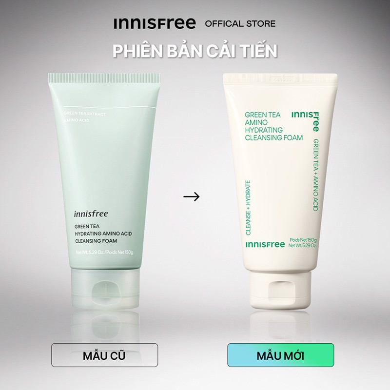 Sữa Rửa Mặt Innisfree Cleansing Foam 150ml (Mẫu mới)