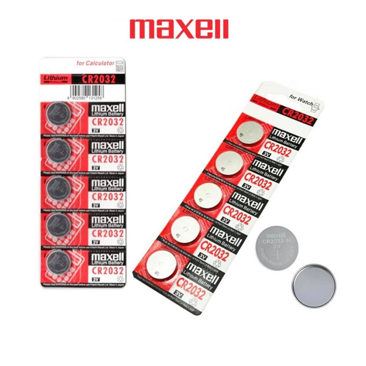 PIN CMOS MAXELL 2032 1 vĩ 5 viên