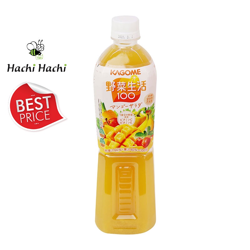 Nước ép rau củ quả nguyên chất Kagome Fruity Salad 720ml - Hachi Hachi Japan Shop