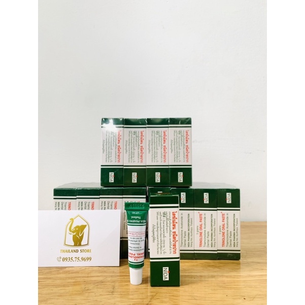 [COMBO 12 TUÝP] Kem Bôi Nhiệt Miệng Nida Thái Lan 5grams