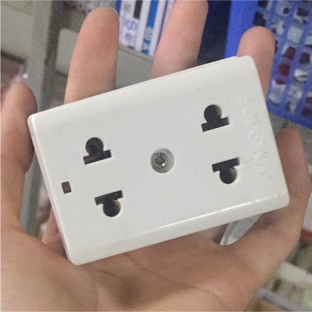 Ổ Cắm Điện Đôi 10A-250V