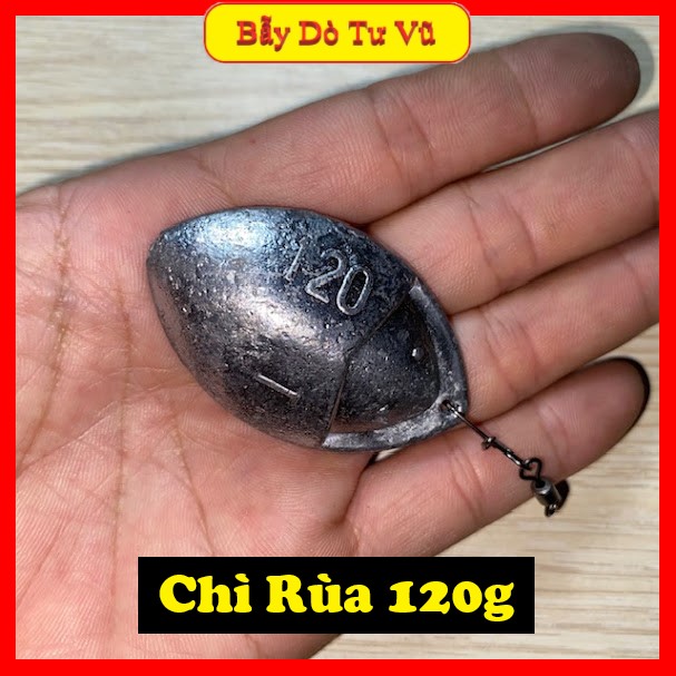 Chì Rùa Bẫy Giò Cu Gáy 100g - 120g - 150g