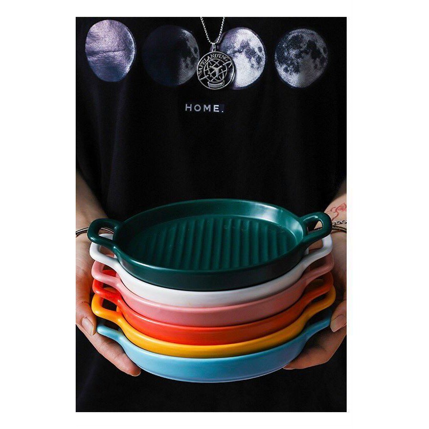 [Hàng Sẵn] Chảo Nướng Bằng Sứ Tròn 26Cm