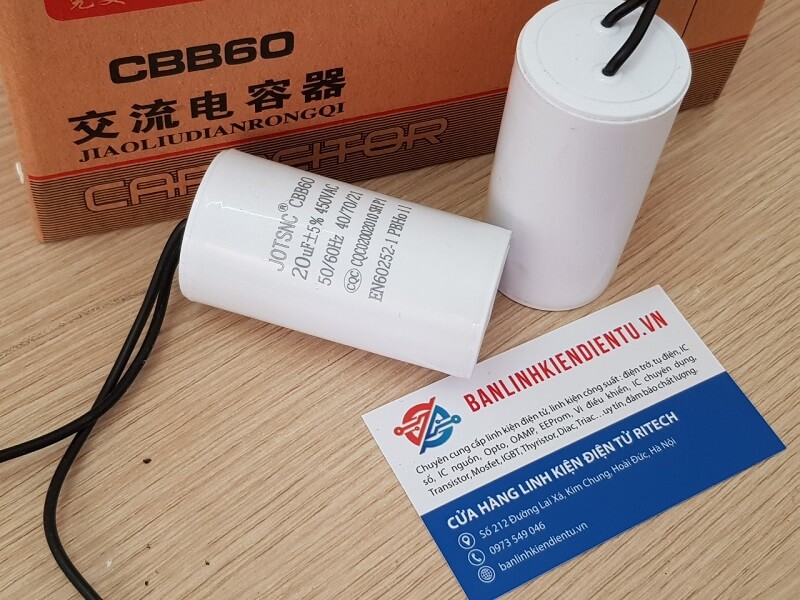 Tụ khởi động các loại 450v [6uf] [8uf] [16uf] [20uf] [25uf] [40uf] [50uf]