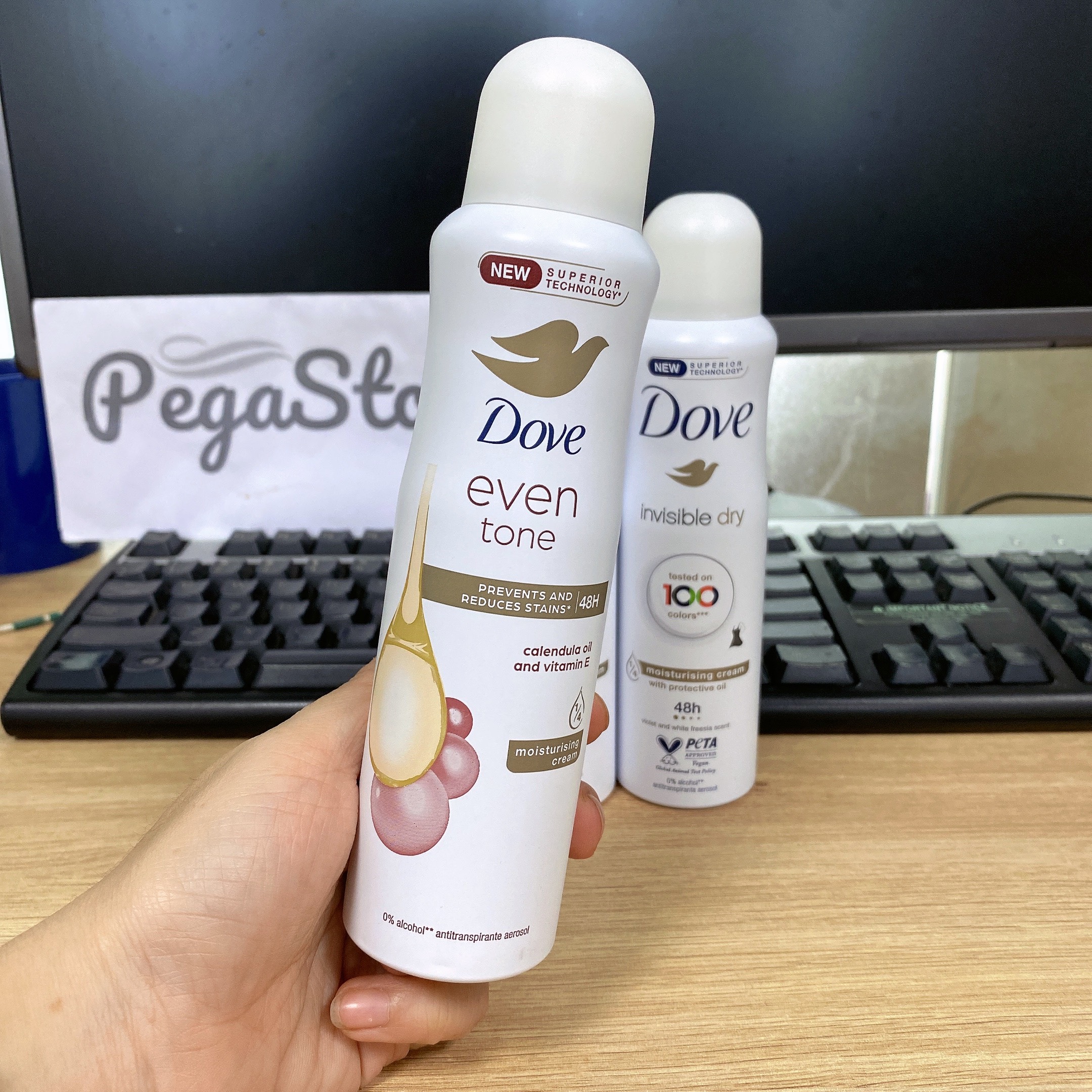 Xịt Khử Mùi Dove Ngăn Mùi Suốt Ngày Dài 150ml - Pegastore