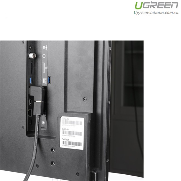 Đầu nối HDMI vuông góc 90 độ Ugreen 20111 (bẻ trái)