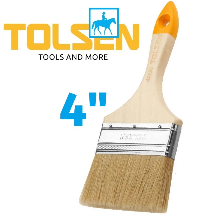 Cọ Sơn Cán Gỗ 1.5inch 38mm Paint Brush TOLSEN 40122