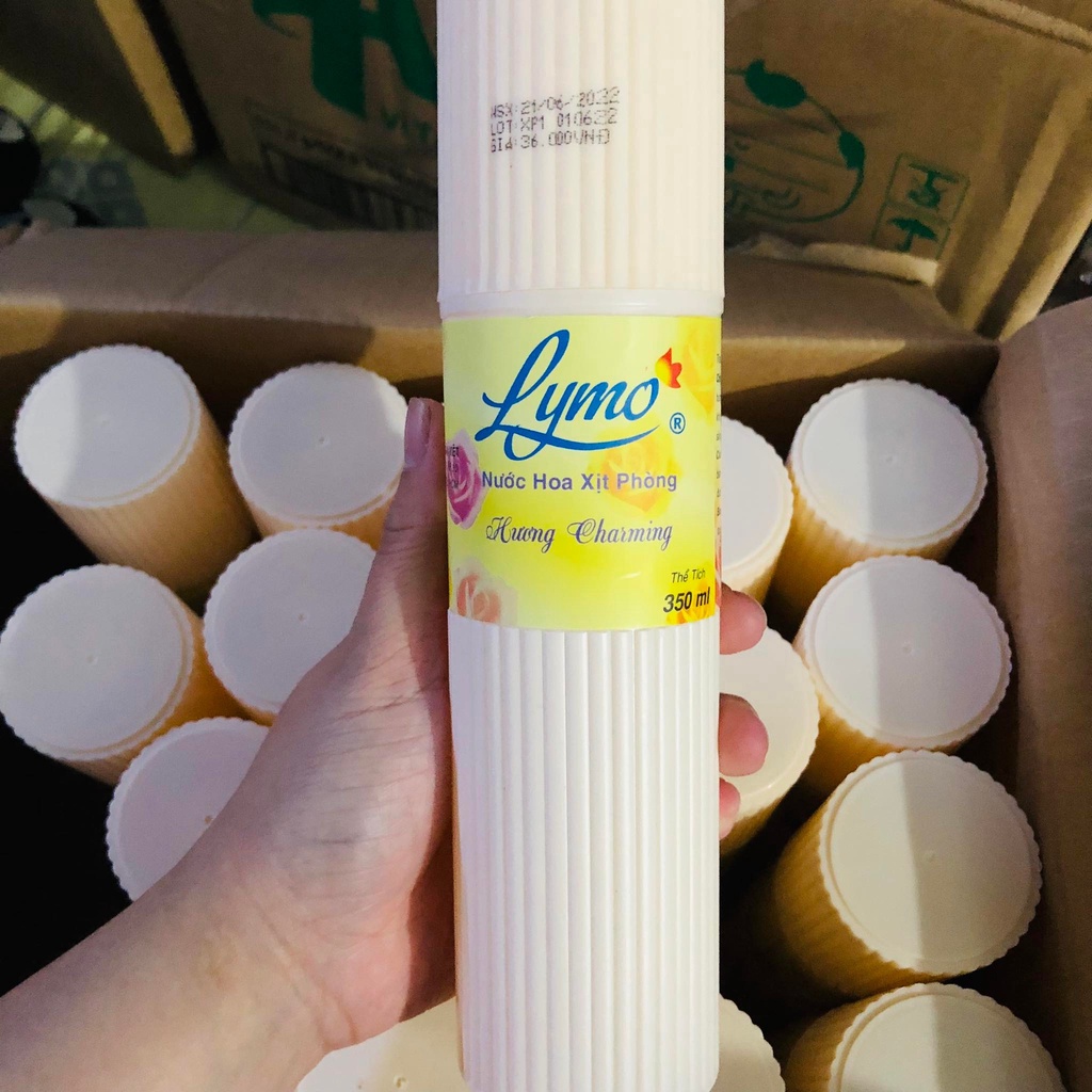 [ Mẫu Mới] Xịt Thơm Phòng LYMO CHARMING 350ML