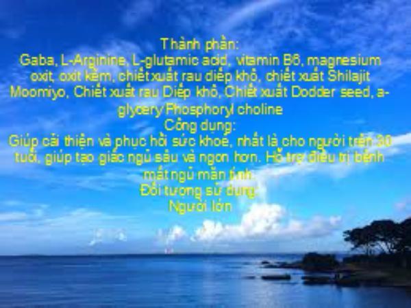 BoniHappy cải thiện giấc ngủ