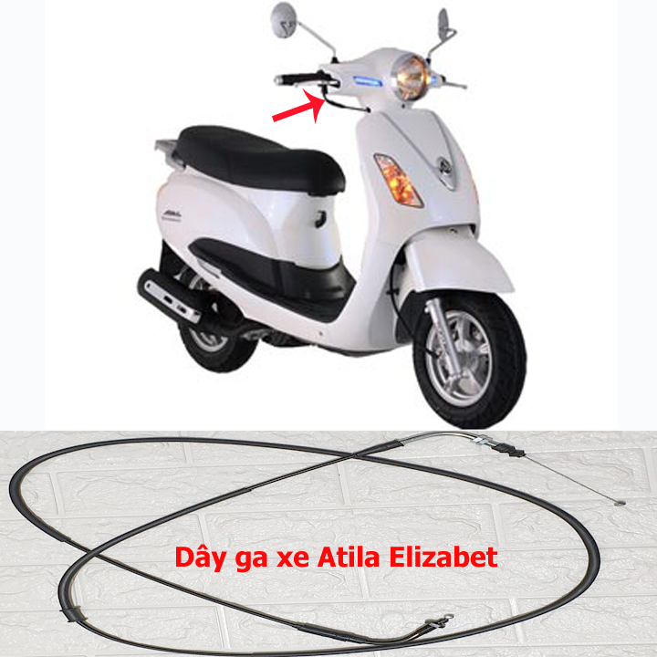 Dây ga xe máy ATTILA ELIZABETH FI