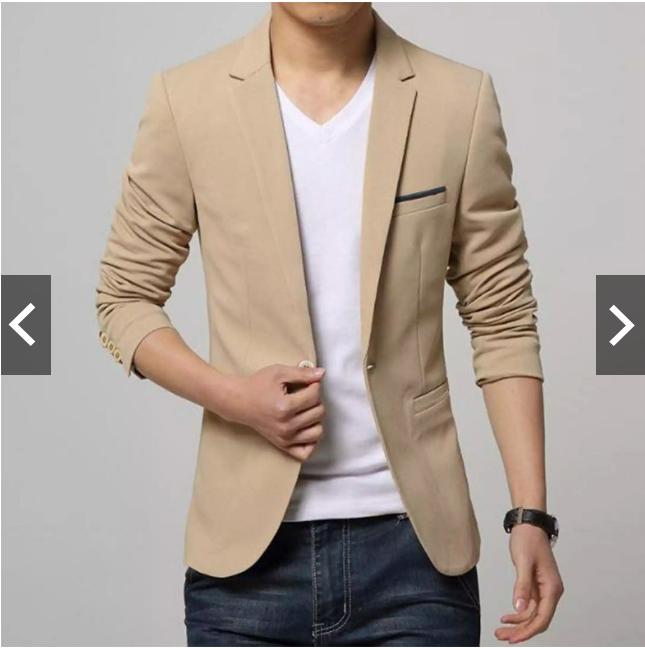 [HCM]Áo Vest Nam Thời Trang May Sẵn màu Kem