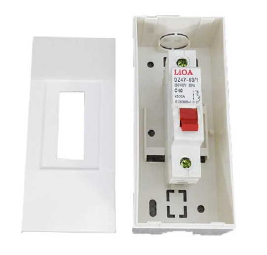 HỘP CHỨA MCB 1P GẮN NỔI SE4CC1 LIOA