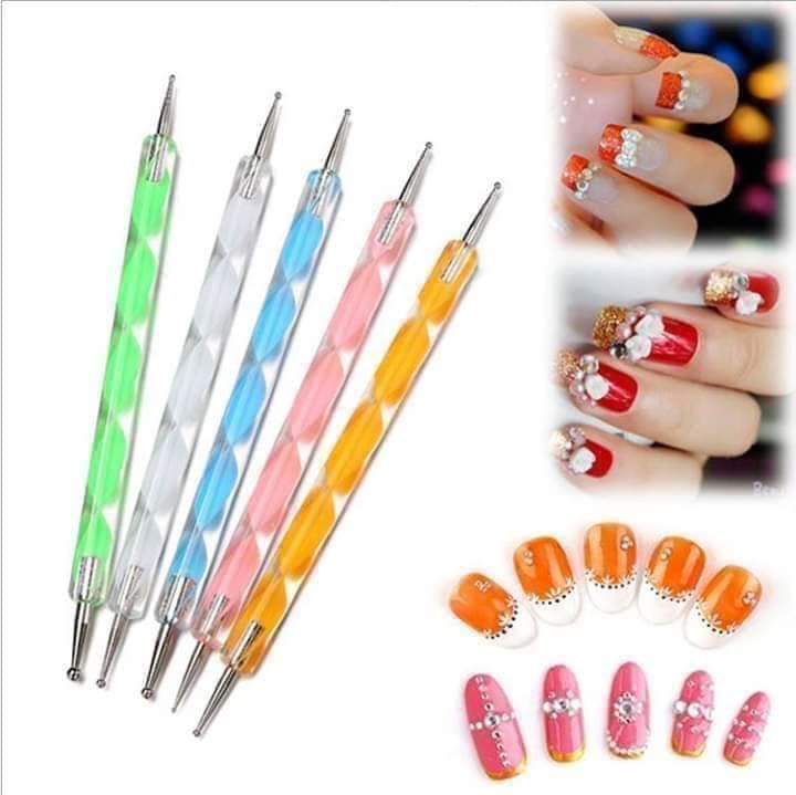 Set 5 bút cọ chấm bi vẽ móng