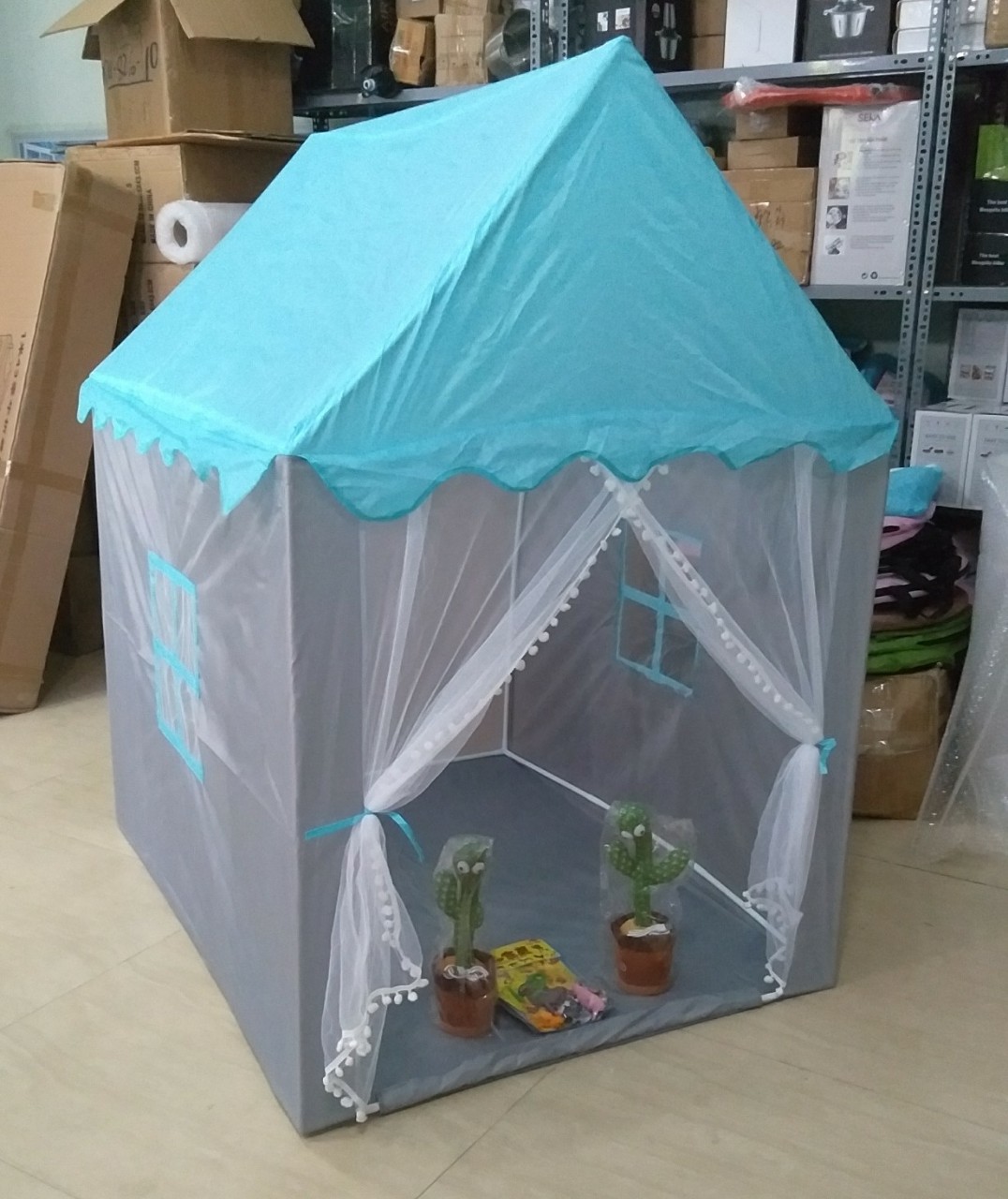 Lều chơi cho bé S5 đáng yêu (khung PVC)