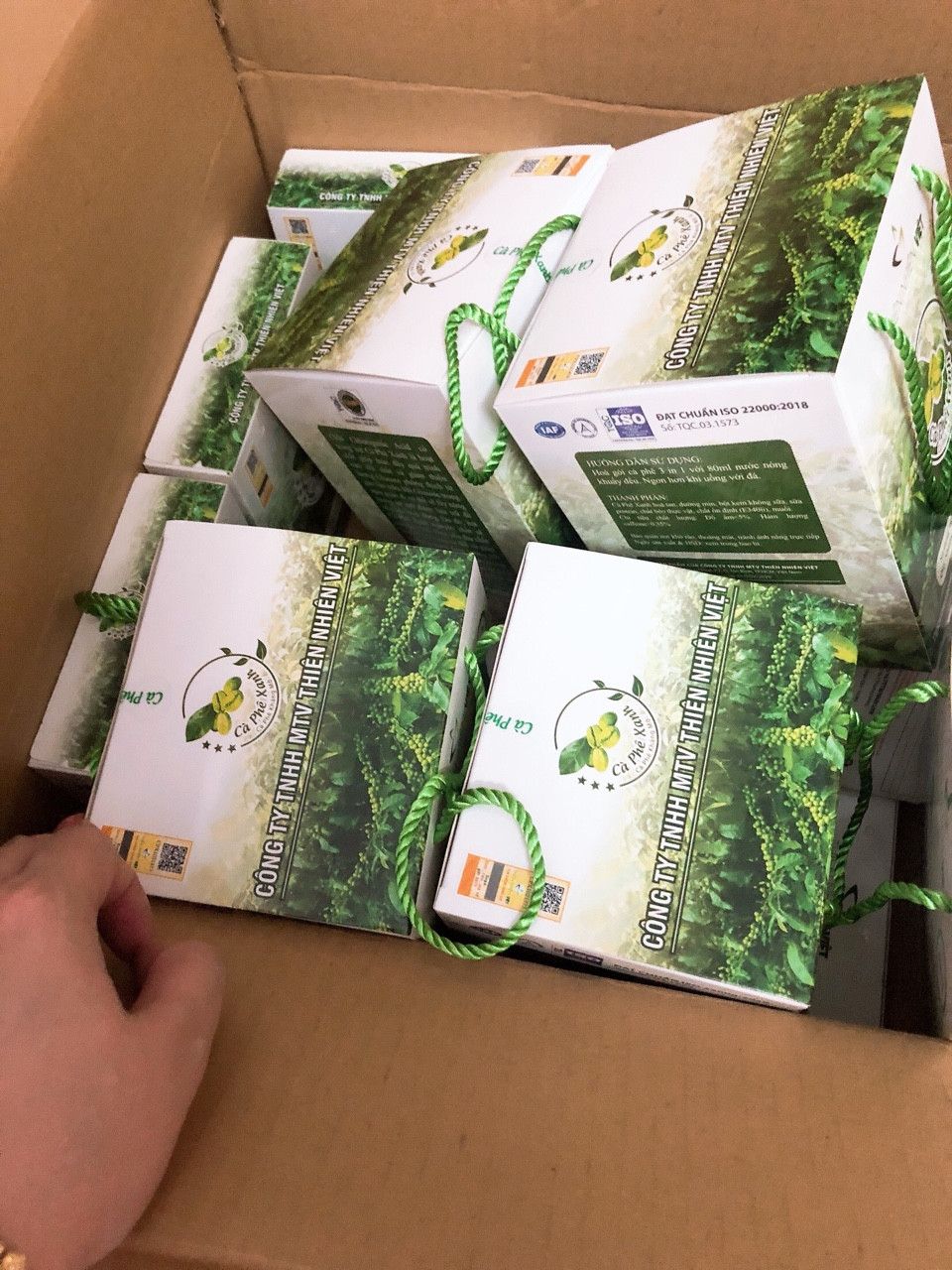 [HCM]CÀ PHÊ XANH KHÁNG MỠ ( hộp 30 gói)