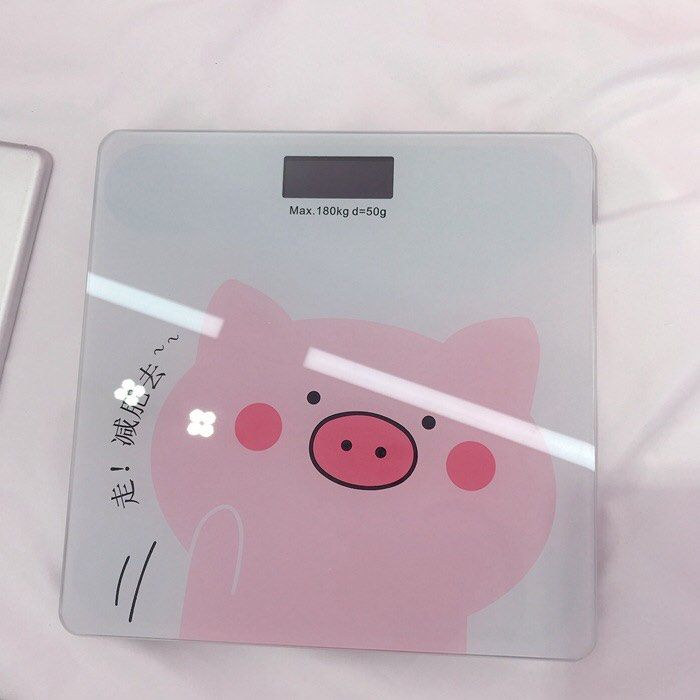 Cân Đo Sức Khỏe Hình Heo Hồng