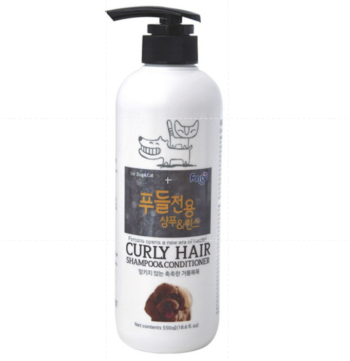 [HCM] SỮA TẮM CHUYÊN DỤNG CHO CHÓ LÔNG XOĂN POODLE FORBIS FORCANS CURLY HAIR 550ML