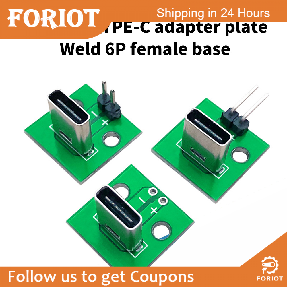 Foriot Bo Mạch Đột Phá USB Type-C Bo Mạch Chuyển Đổi PCB Loại Đầu Nối Nối Nối Tiếp Cơ Bản