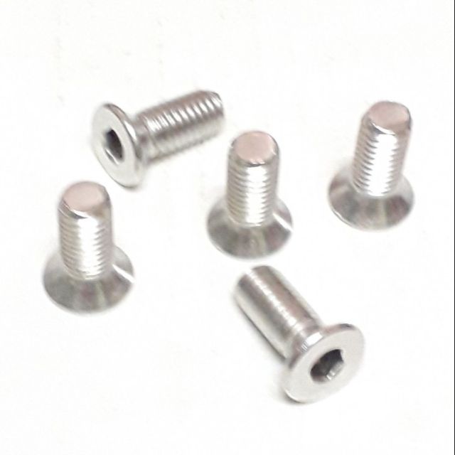 Ốc col lục giác inox 8ly x1.5cm x10.con....