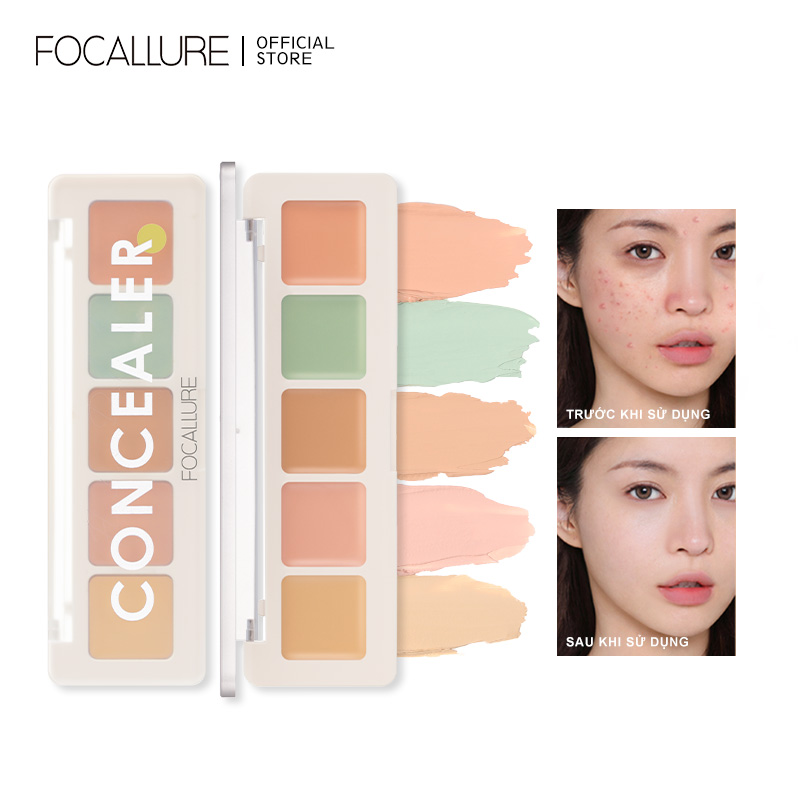FOCALLURE Kem che khuyết điểm độ che phủ cao