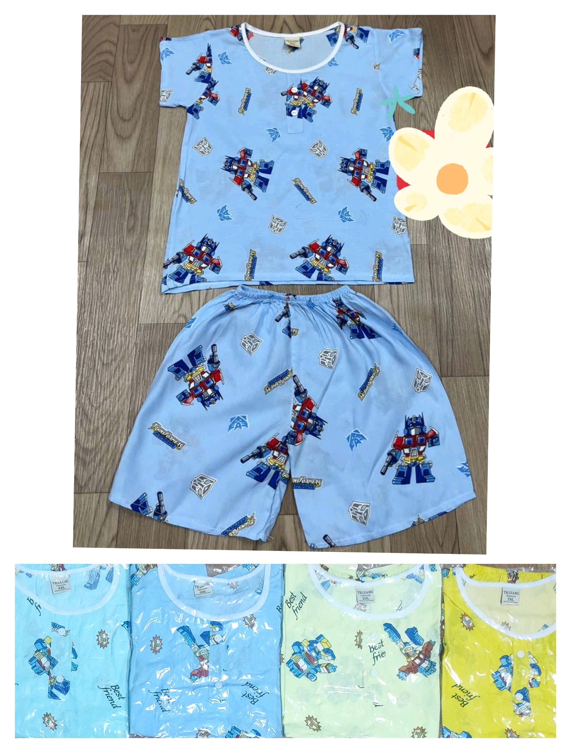 Bộ Tole Bé Trai (18-26kg) (giao màu ngẫu nhiên)