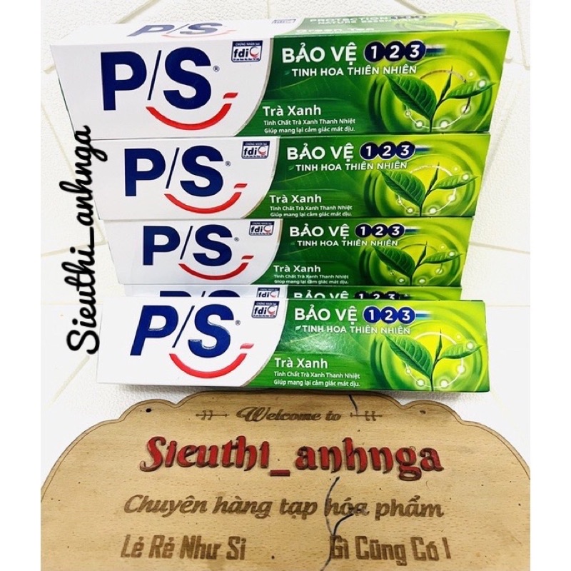 Kem Đánh Răng P/S Trà Xanh Bảo Vệ 123 190g