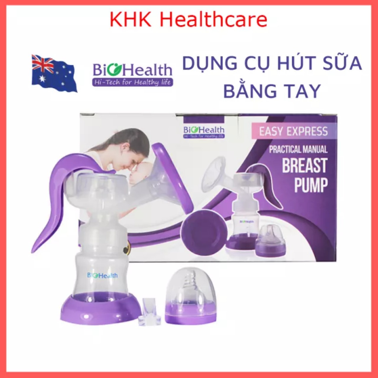 Máy hút sữa cầm tay BioHealth EE Classic