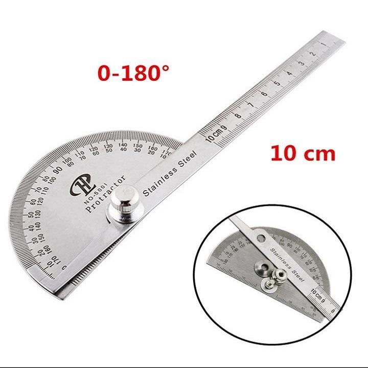THƯỚC ĐO GÓC BẰNG THÉP. CHUYÊN DÙNG VẼ THIẾT KẾ, KỸ THUẬT, DỤNG CỤ VĂN PHÒNG, HỌC SINH. TH 327