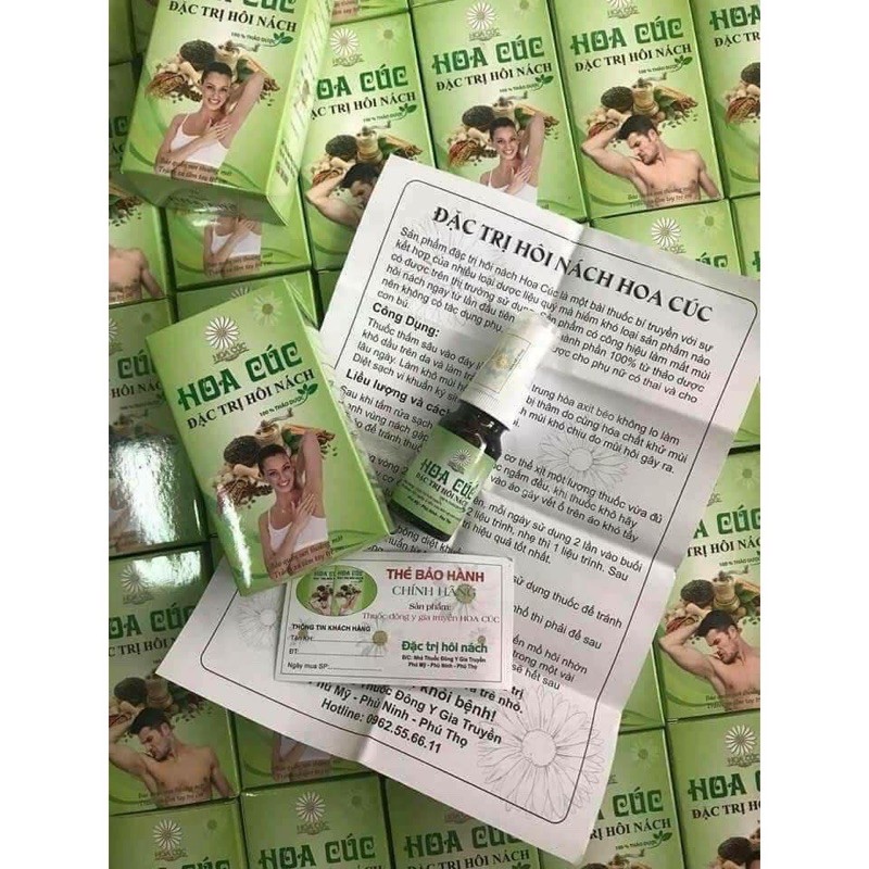 XỊT HÔI NÁCH HOA CÚC 10ML