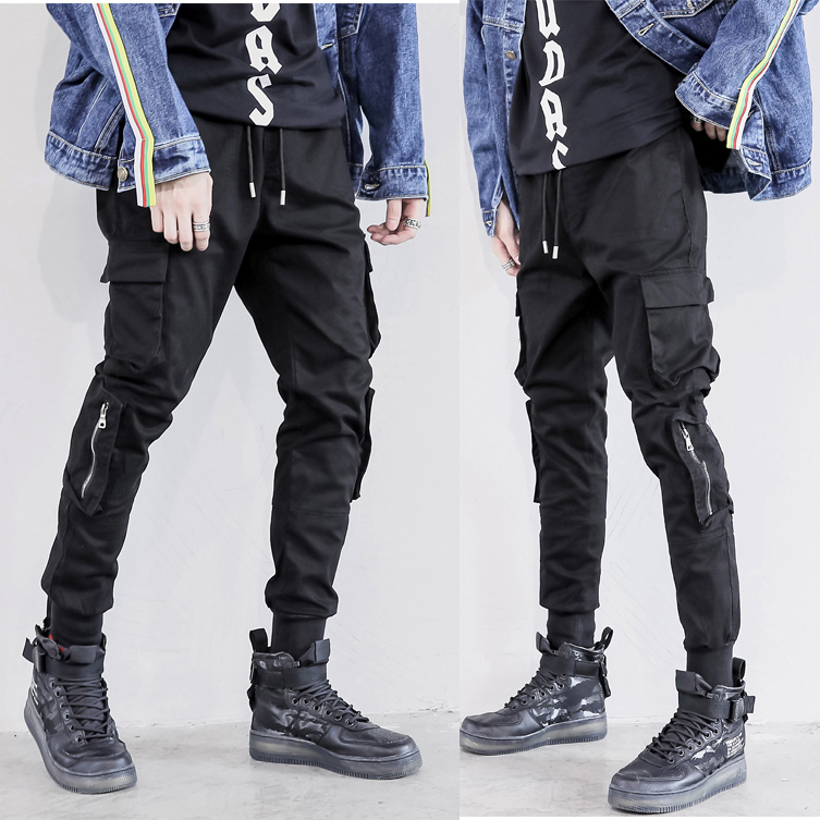 Quần Túi Hộp 4 Túi Phối Khóa Kéo Chất Kaki Co Giãn Thời Trang 4MEN JOGGER NAM 9000027C