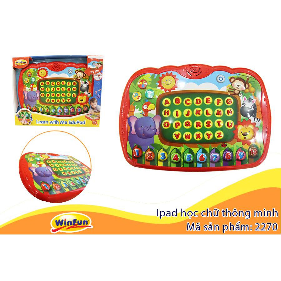 Ipad học chữ thông minh và số cho bé - WINFUN