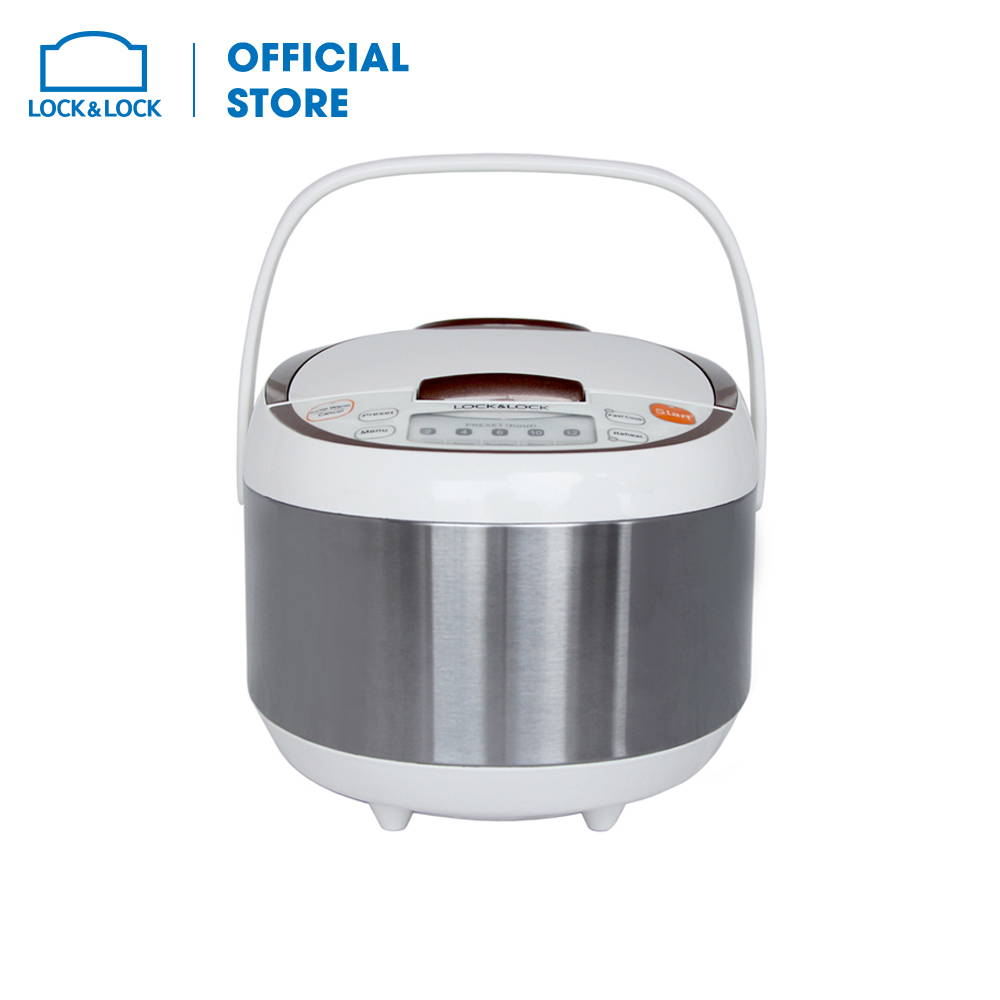 BÁO GIÁ Nồi Cơm Lock | Shopee Lazada Sendo Tiki mới nhất 8 Nồi cơm điện Lock&Lock EJR351BRW 1.8L 860W