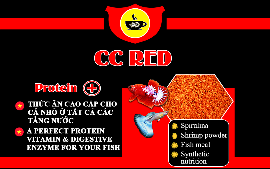 Chất tạo màu cho cá cảnh BIOFILL RED - XEM PHÂN LOẠI