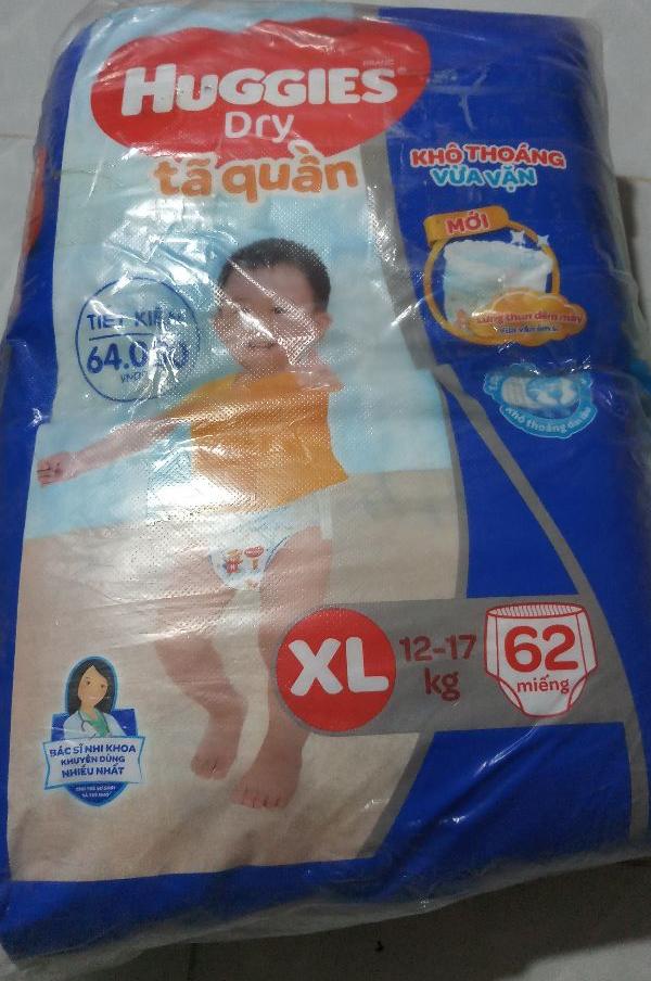 (Freeship) Tả quần huggies size M76,L68,XL62,XXL56