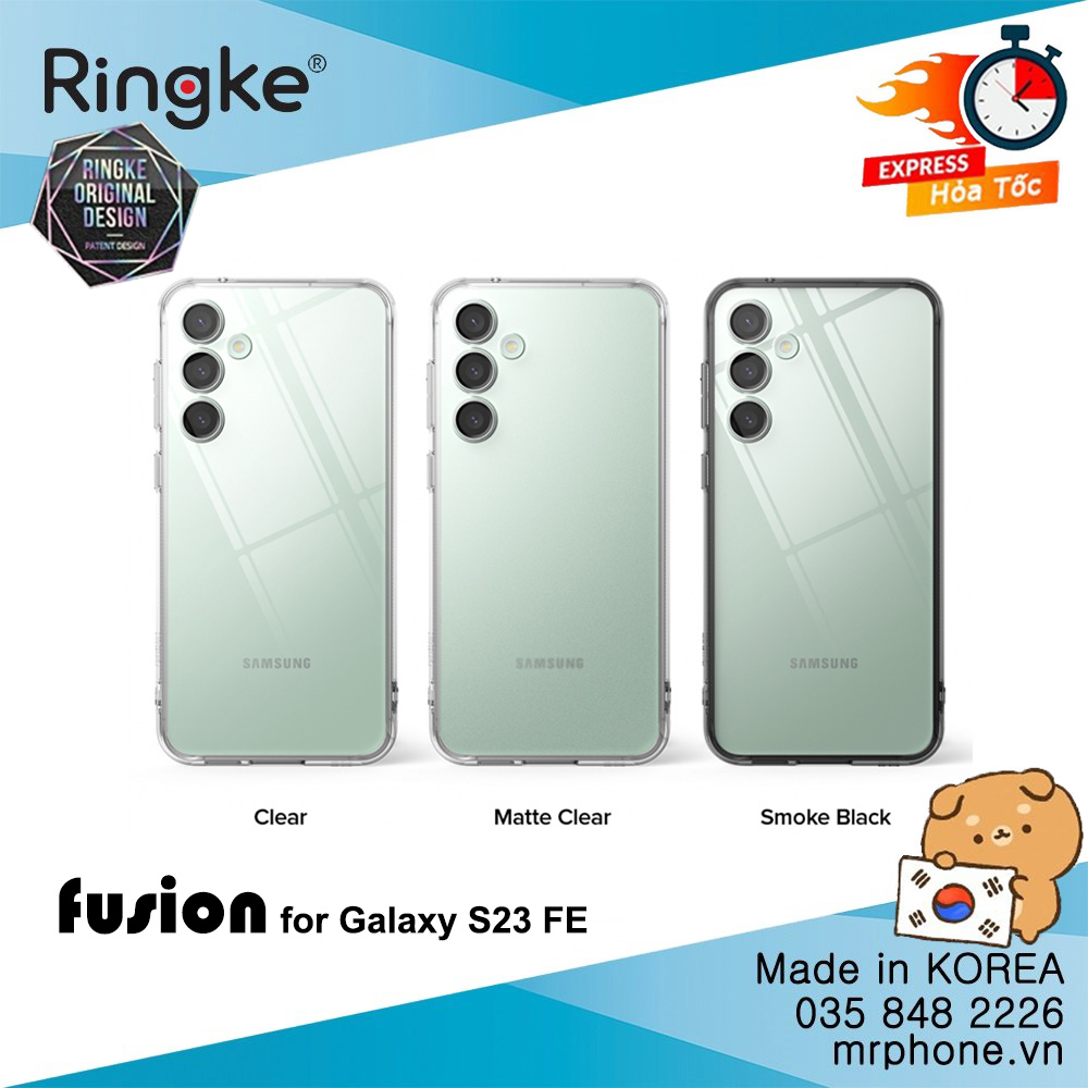 Ốp lưng Galaxy S23 FE Ringke Fusion Hàn Quốc