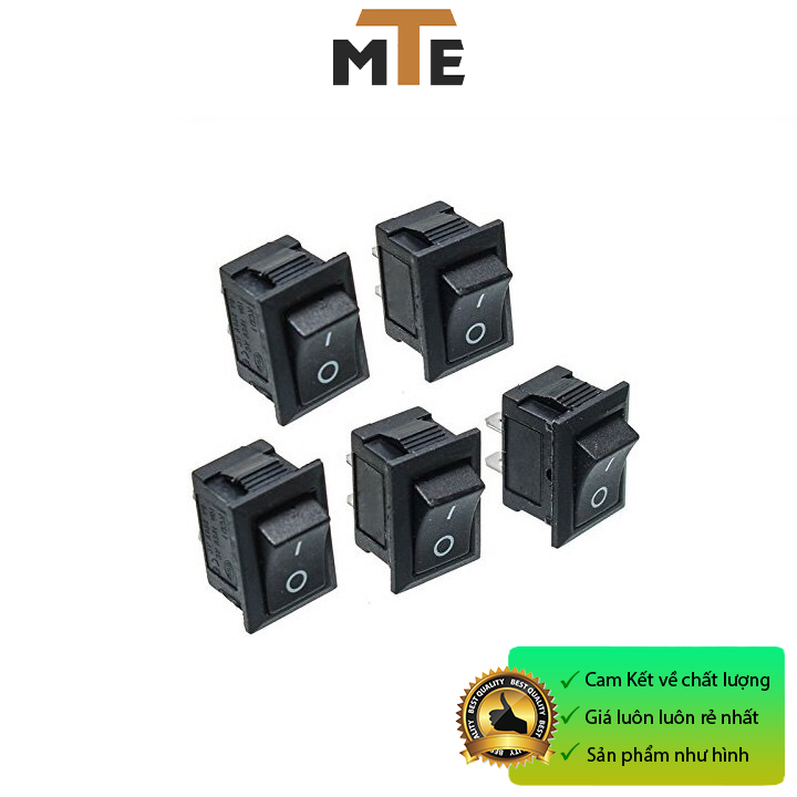 COMBO 10 Công tắc bập bênh KCD11-101 6A 250V 2 Chân