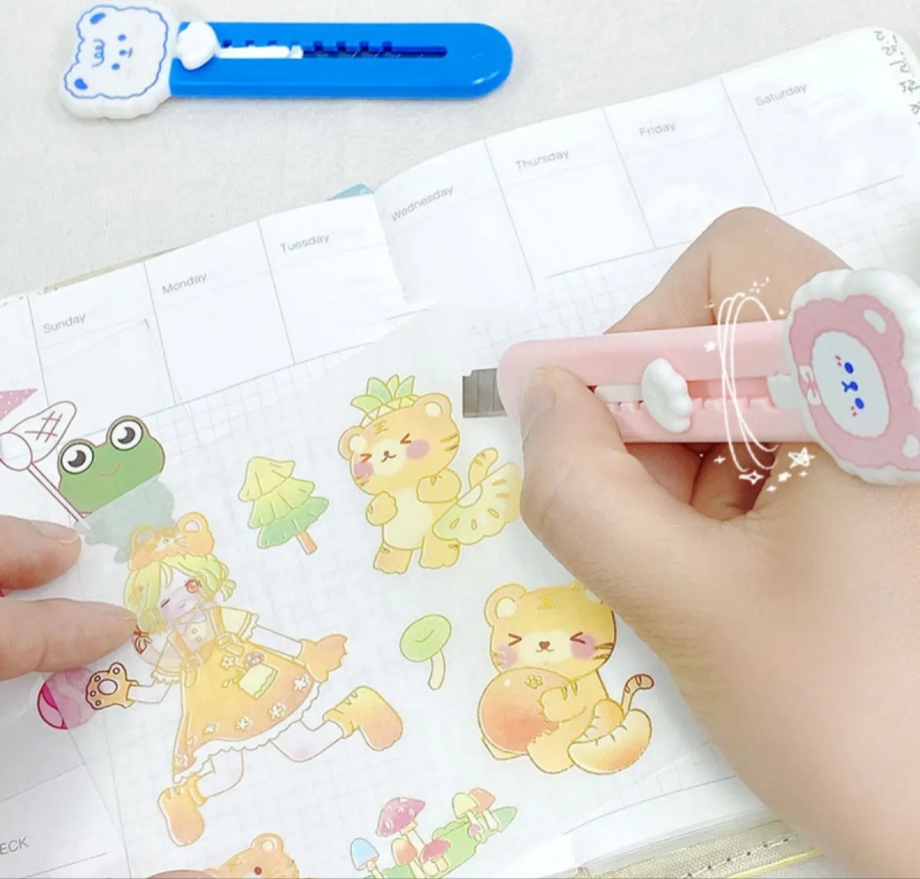 DỤNG CỤ RỌC GIẤY MINI SIÊU CUTE - MIKA MIKA