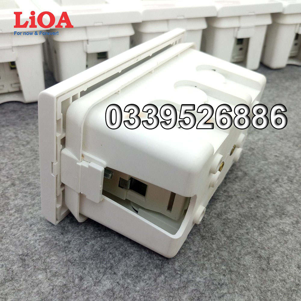 Combo cầu dao tự động (APTOMAT) LiOA loại 2 cực - Lắp âm tường