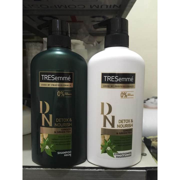 Cặp dầu gội + dầu xả Tresemme Detox & Nourish 450ml, sản phẩm tốt, chất lượng cao, cam kết như hình, độ bền cao